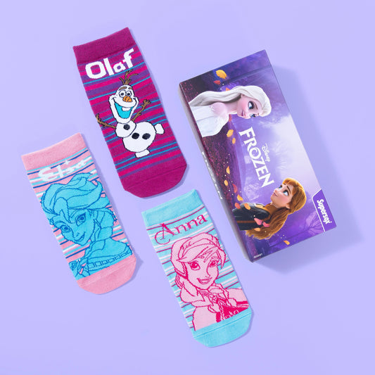 Frozen Ankle Socks for Girls (Pack of 3) 5000