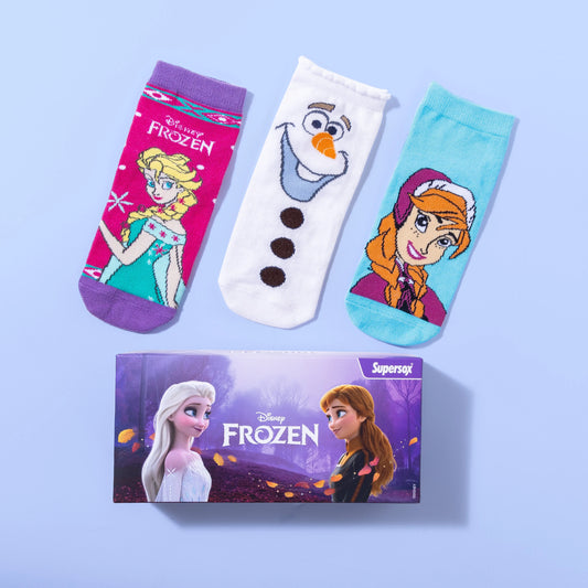 Disney Frozen Ankle Socks - Girls (Pack of 3) 5000