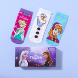 Disney Frozen Ankle Socks - Girls (Pack of 3)