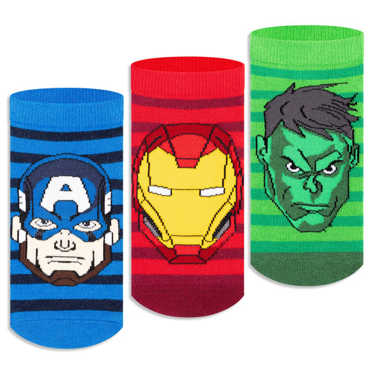 Avengers Ankle Socks for Boys (Pack of 3) 2048
