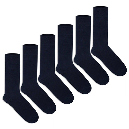 Basic Crew Socks for Men (Pack of 6) 3000