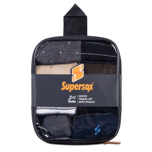 Supersox Travel Pack Ankle Socks - Men (Pack of 7) 5000