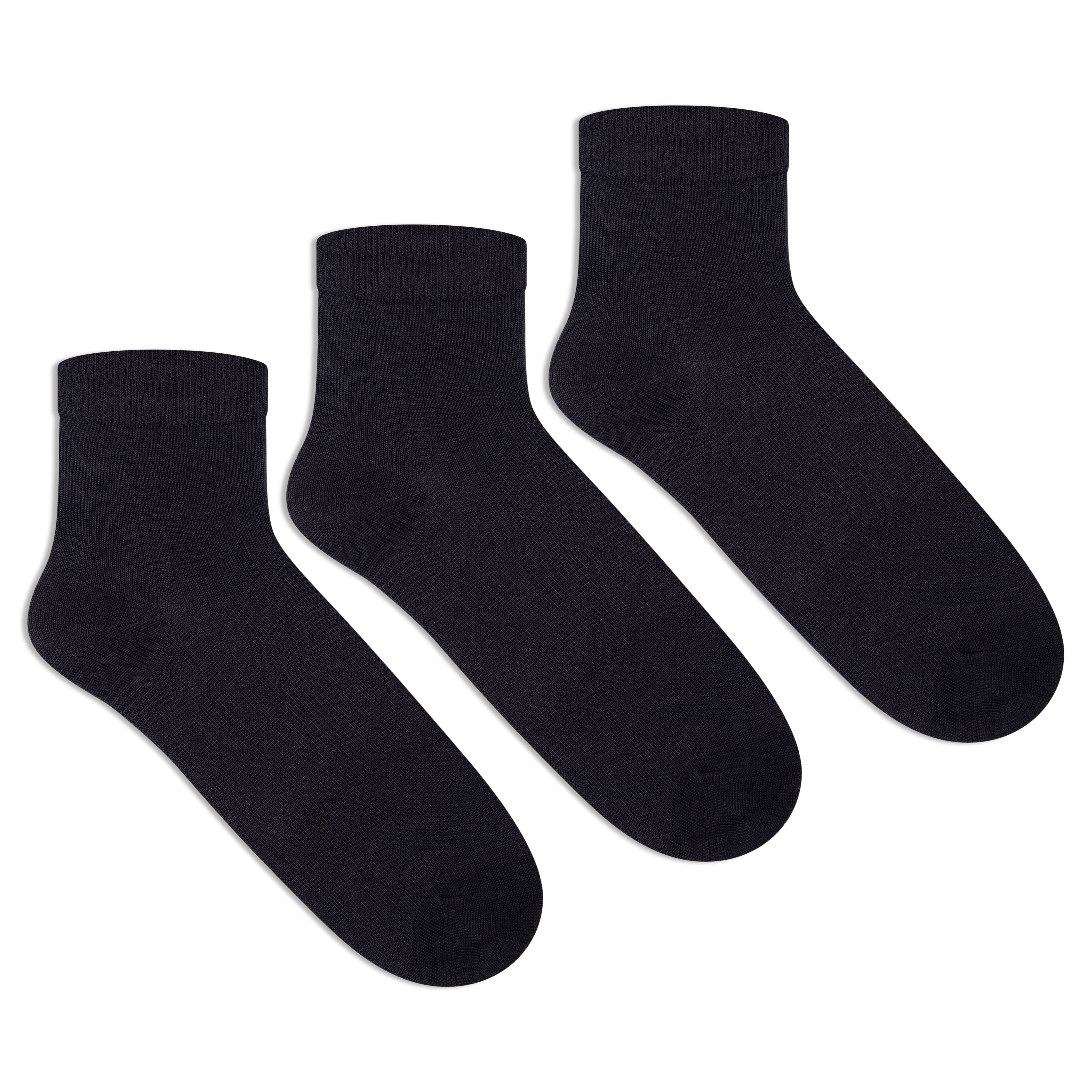 Basic Ankle Socks for Women (Pack of 3)