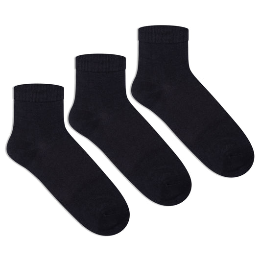 Basic Ankle Socks for Women (Pack of 3) 5000