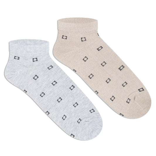Casual Low-Cut Socks for Men (Pack of 2) 2000