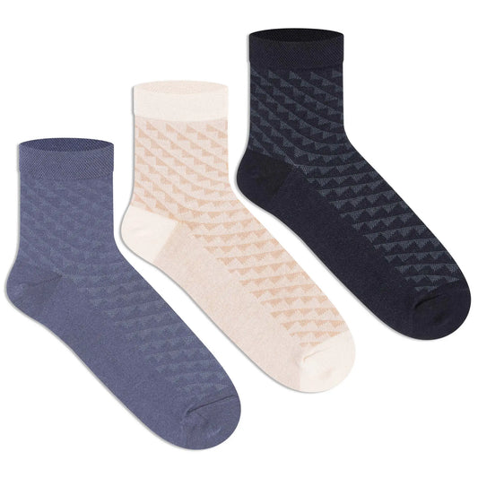 Casual Ankle Socks for Men (Pack of 3) 2000
