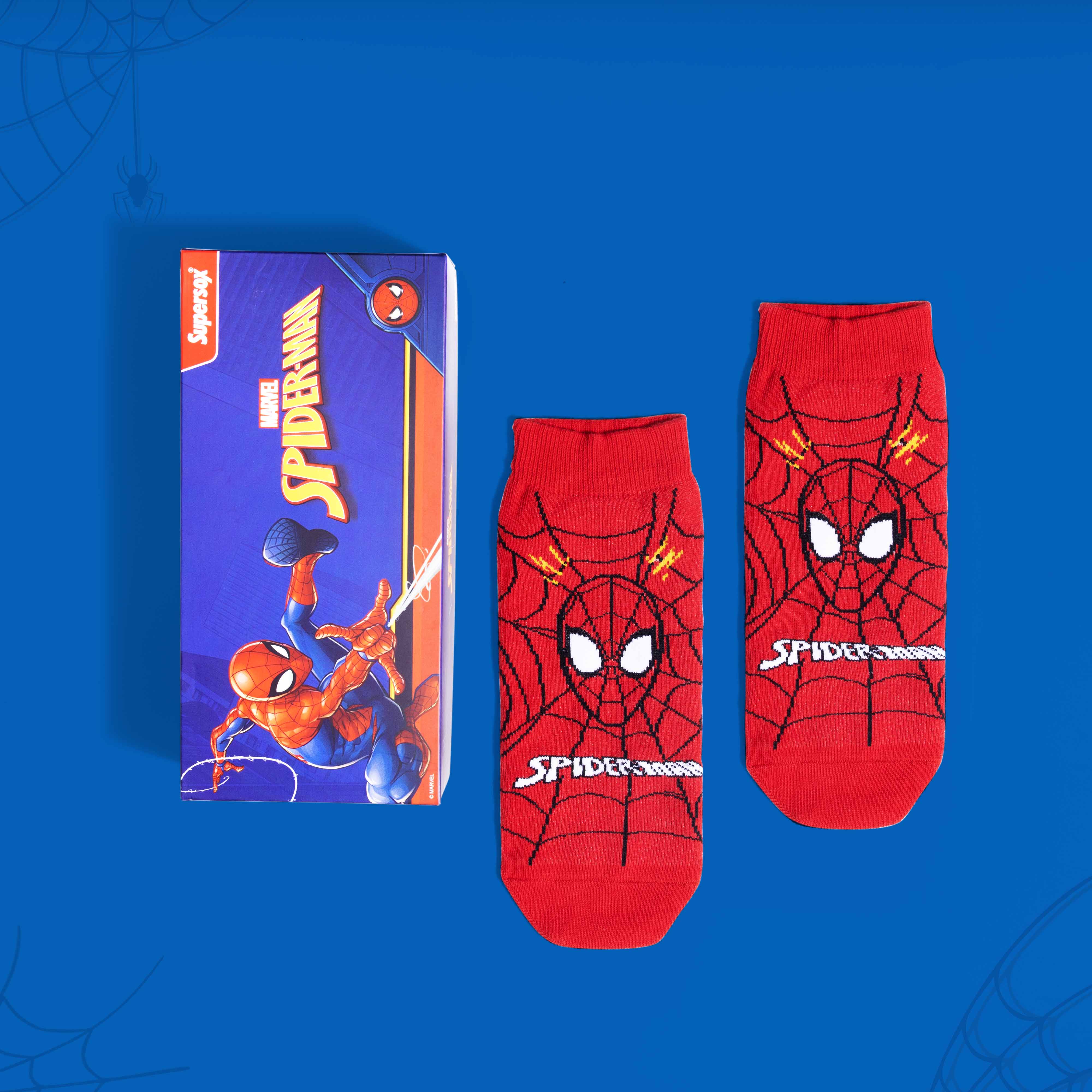 Spiderman Low-Cut Socks for Men (Pack of 1)