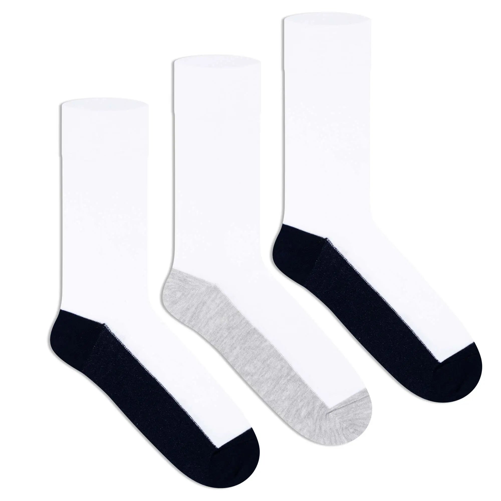 Casual Crew Socks for Men (Pack of 3)