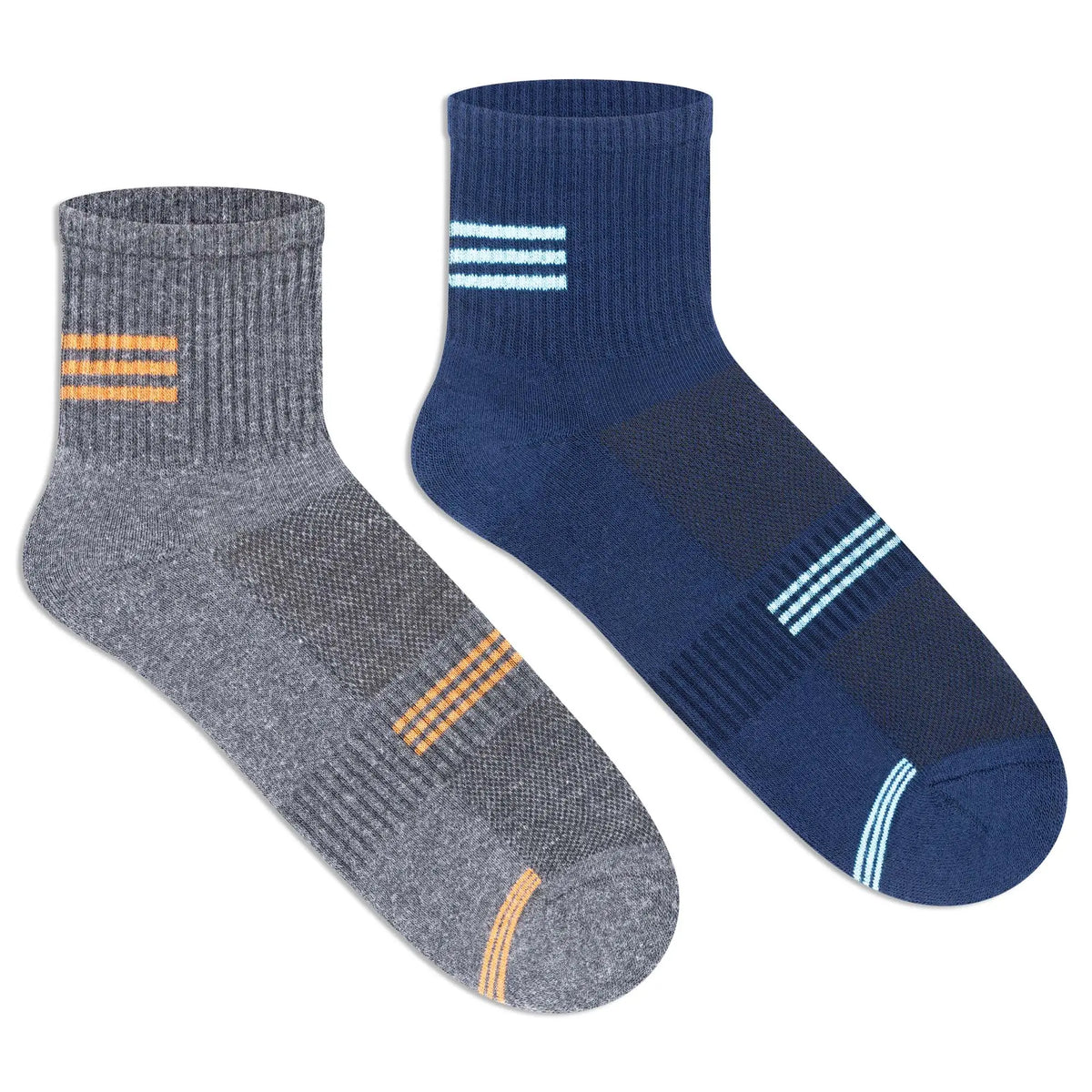 Sports Ankle Socks for Men (Pack of 2)