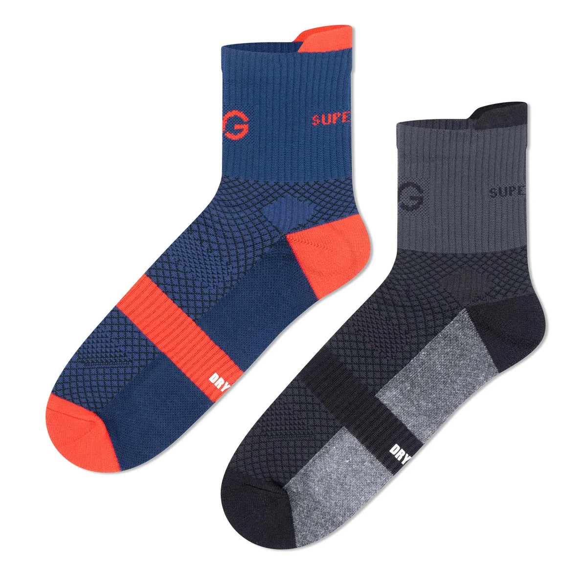 Sports Cycling Ankle Socks for Men (Pack of 2)