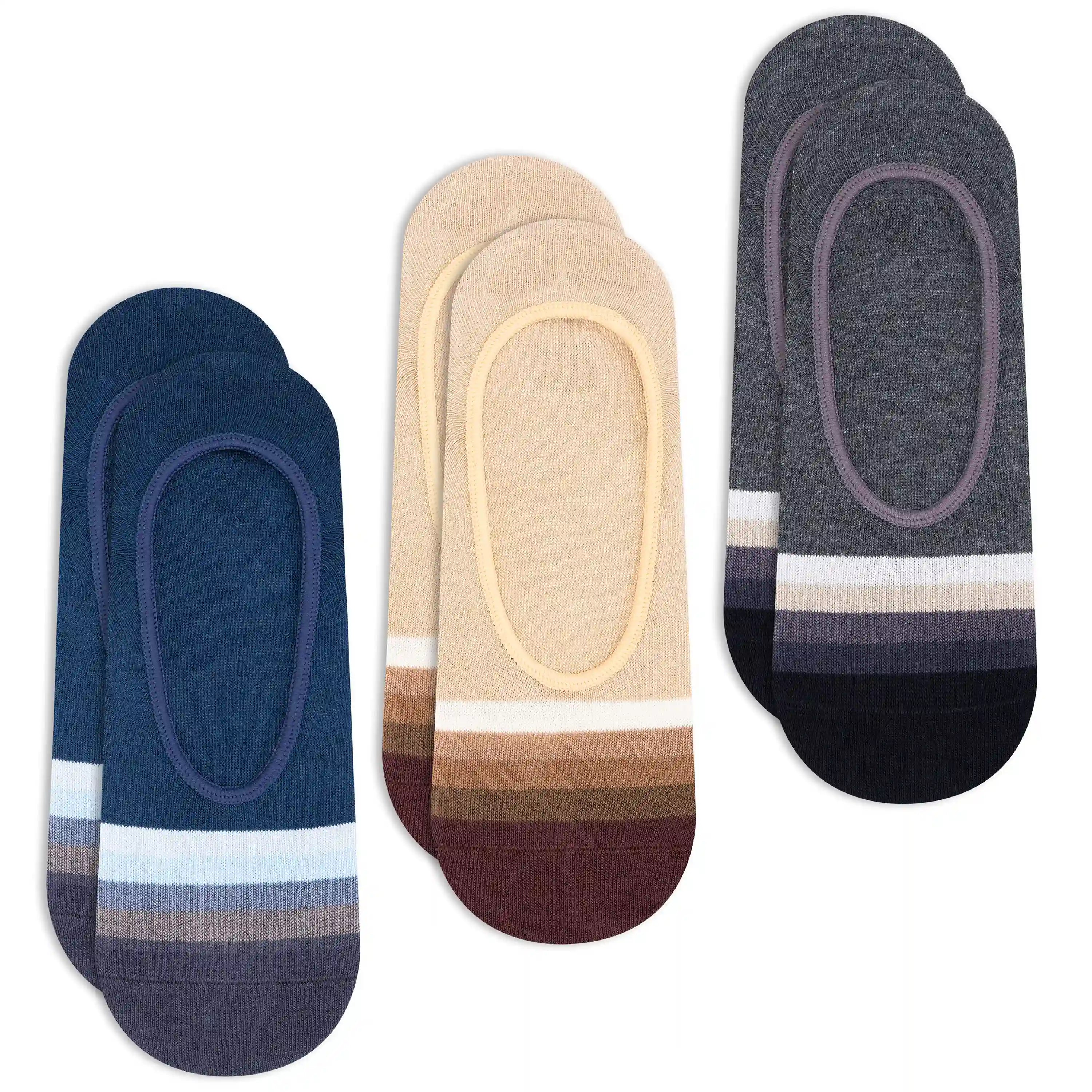 Casual No-Show Socks - Men (Pack of 3)