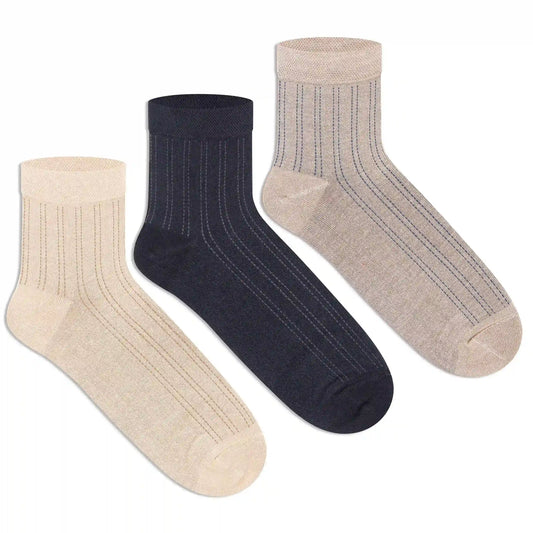 Casual Ankle Socks for Men (Pack of 3) 3000