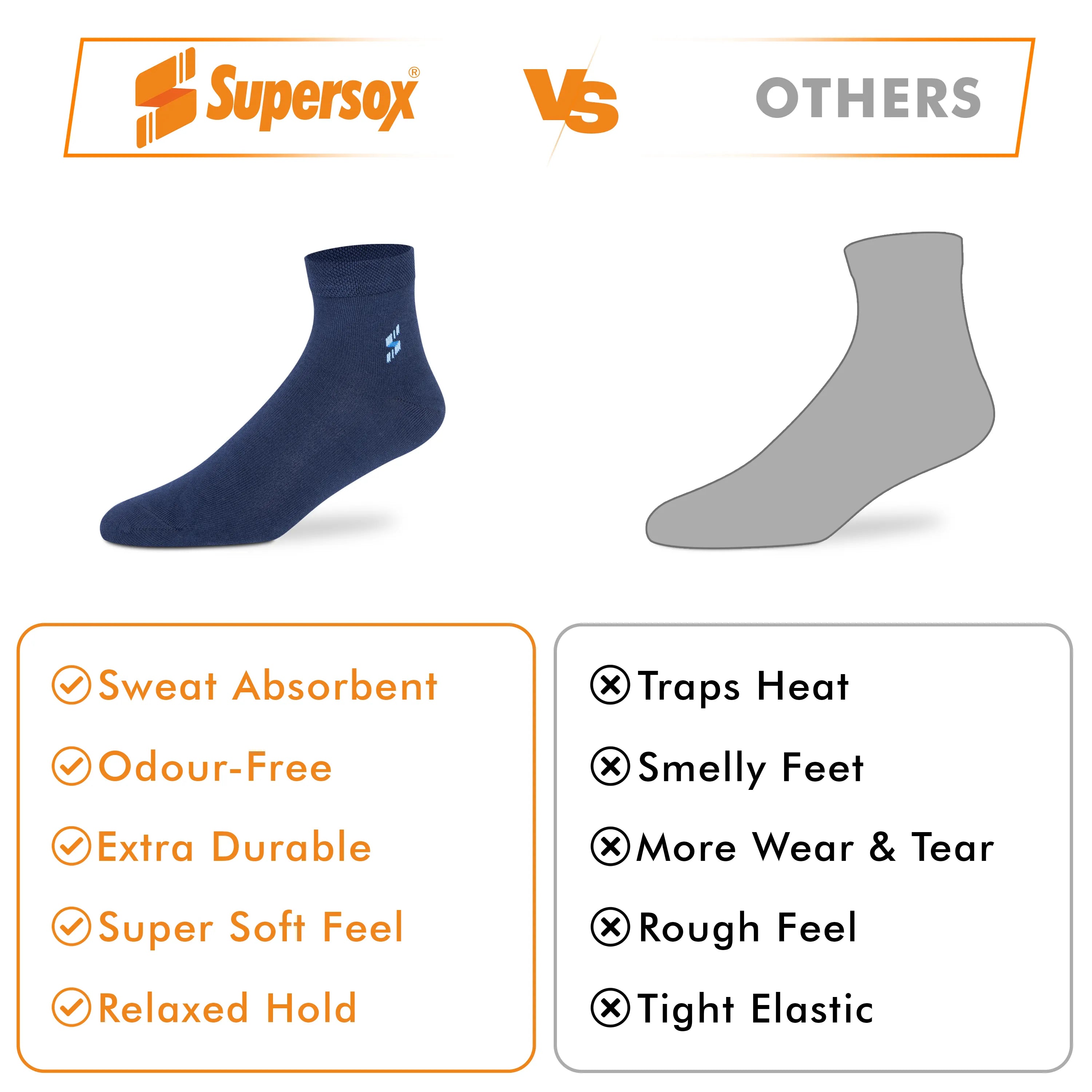 Travel Pack Ankle Socks - Men (Pack of 7)