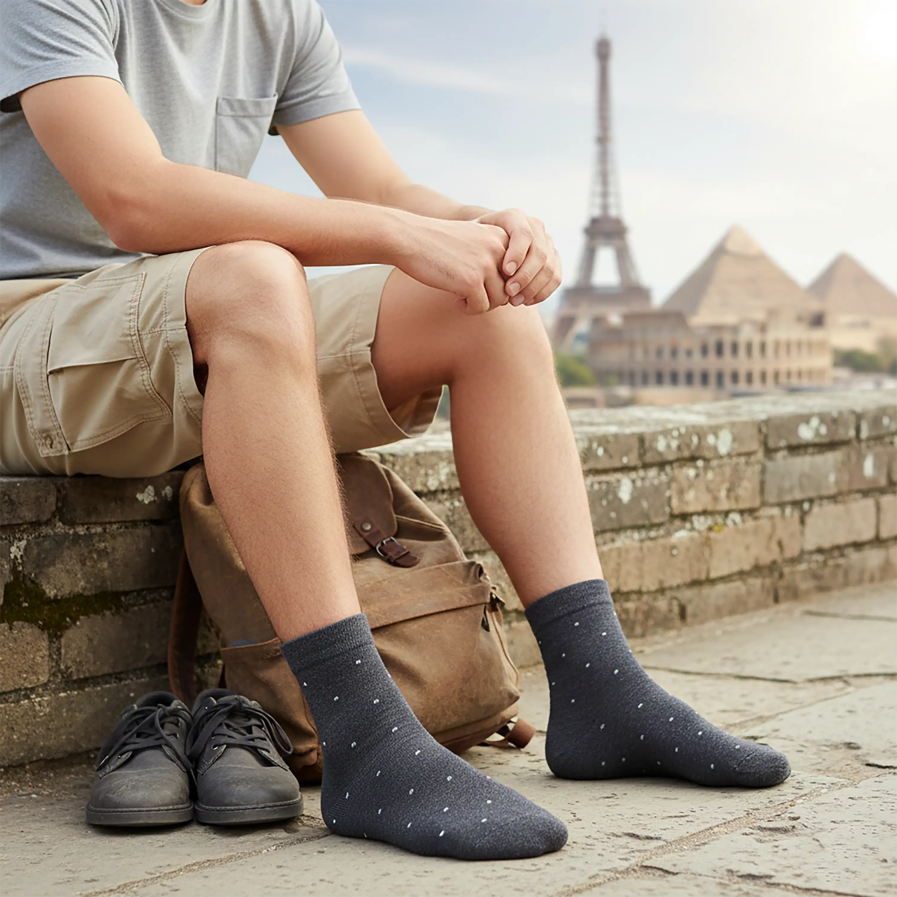 Supersox Travel Pack Ankle Socks - Men (Pack of 7)