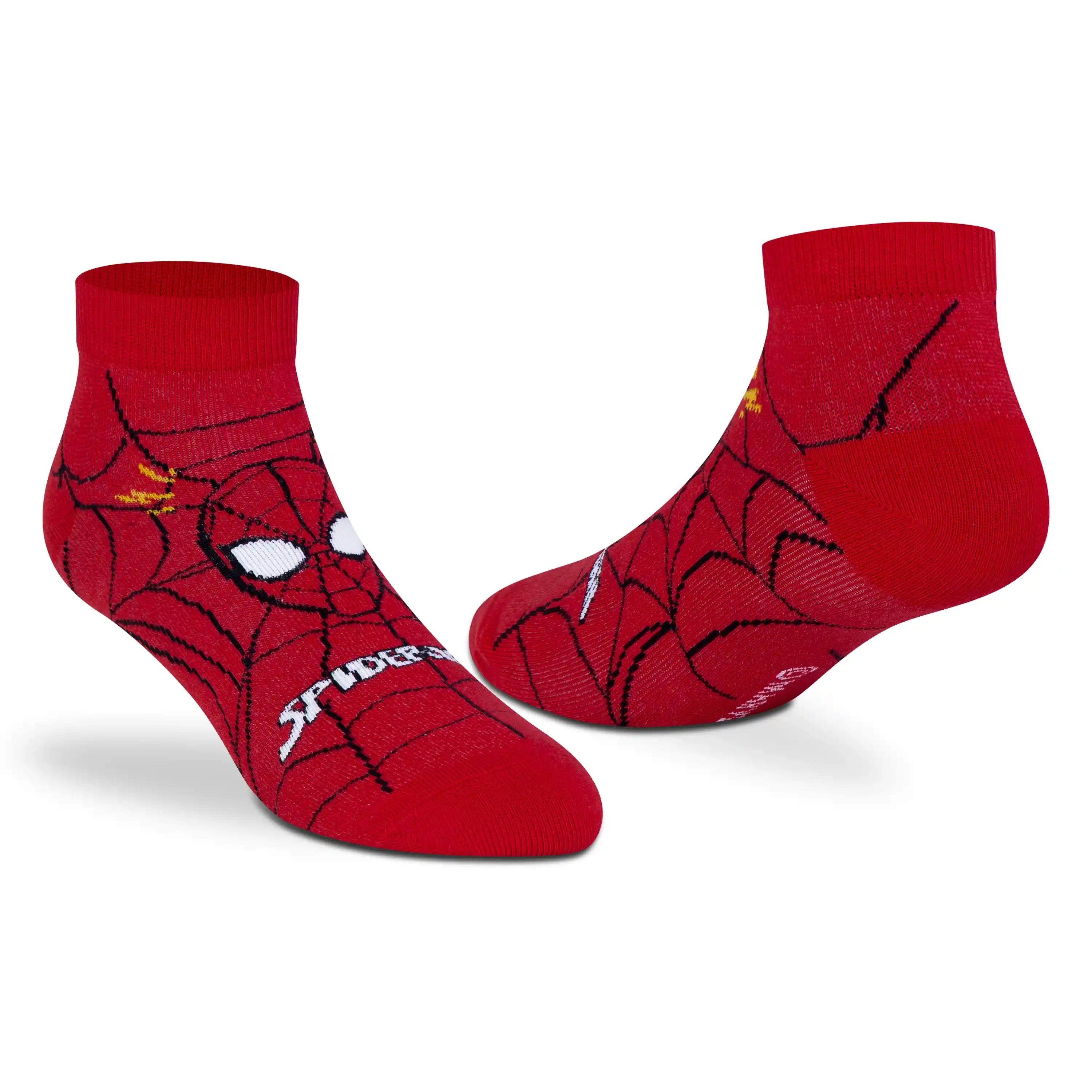 Spiderman Low-Cut Socks for Men (Pack of 1)