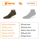 Olive - Light Grey Melange - Navy