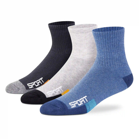 Sports Ankle Socks - Men (Pack of 3) 3000