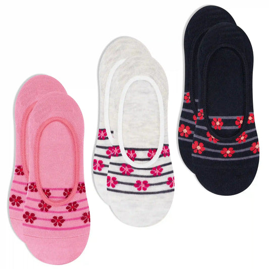 Casual No-Show Socks for Women (Pack of 3) 3000