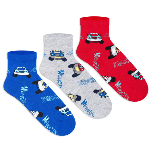 Casual Ankle Socks for Boys (Pack of 3) 3000
