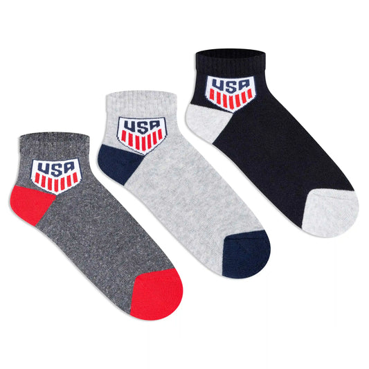 Sports Ankle Socks - Boys (Pack of 3) 3000