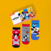 Disney Mickey & Friends Ankle Socks - Boys (Pack of 3) Supersox