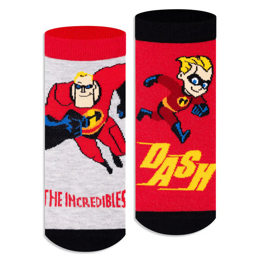Disney Incredibles Ankle Socks - Boys (Pack of 2) Supersox 3000