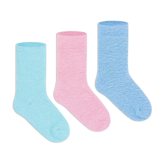 Supersox Fuzzy Socks - Girls (Pack of 3) 3000