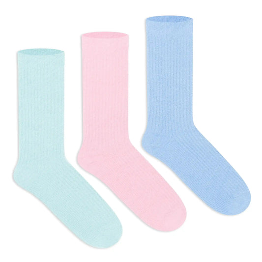 Supersox Fuzzy Socks - Women (Pack of 3) 3000