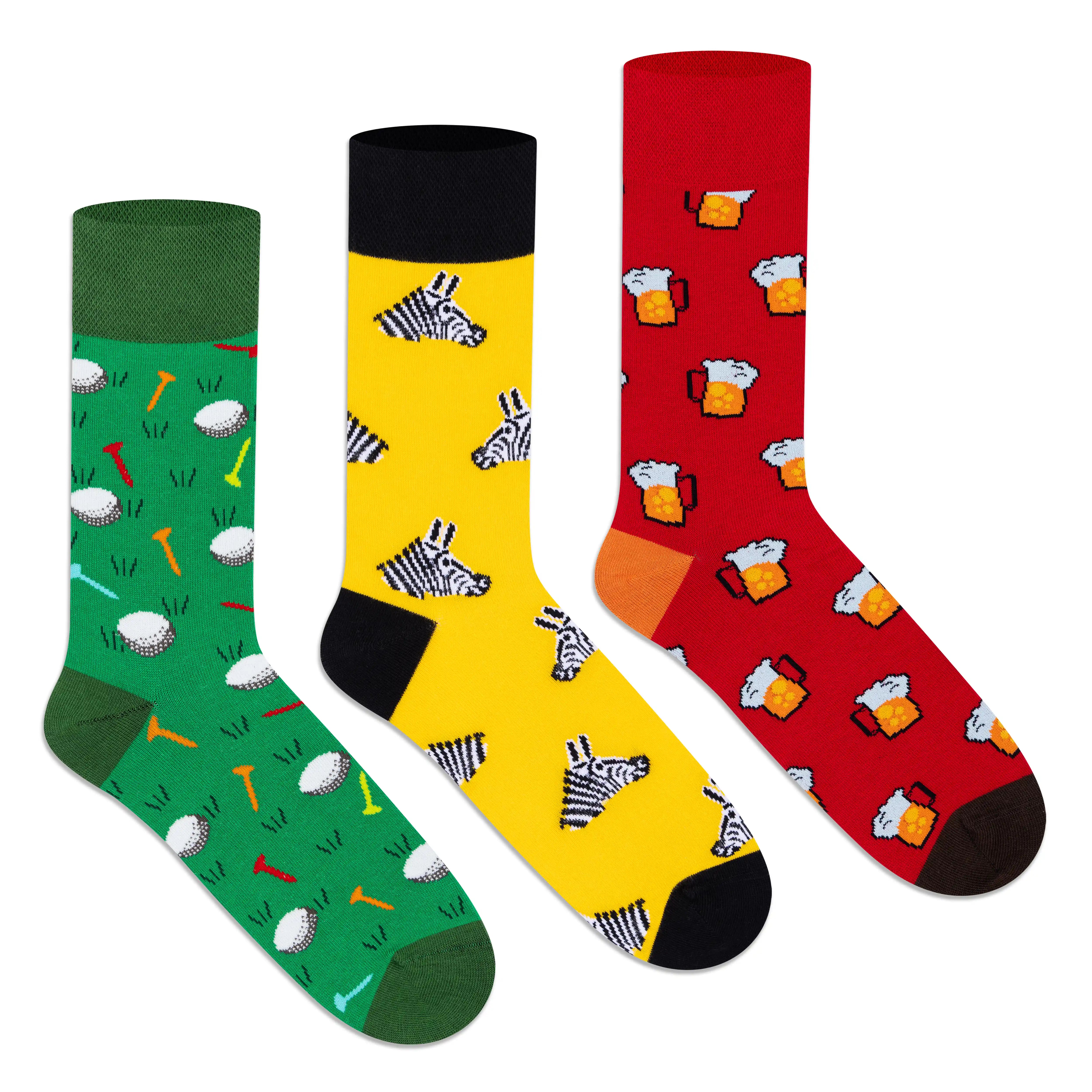 Supersox Funky Crew Socks - Unisex (Pack of 3)