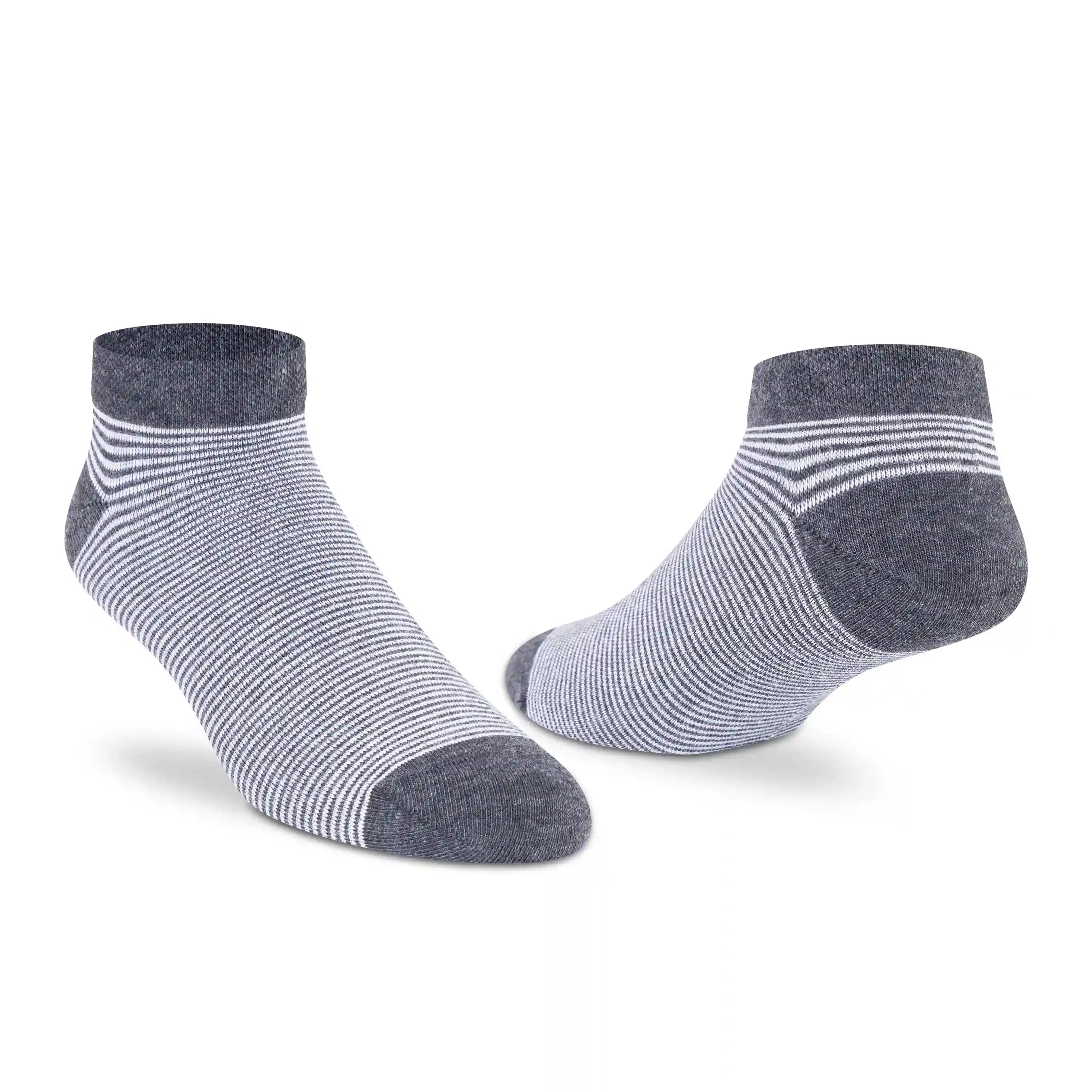 Supersox Plain Stripe Sneaker Socks - Men (Pack of 3)