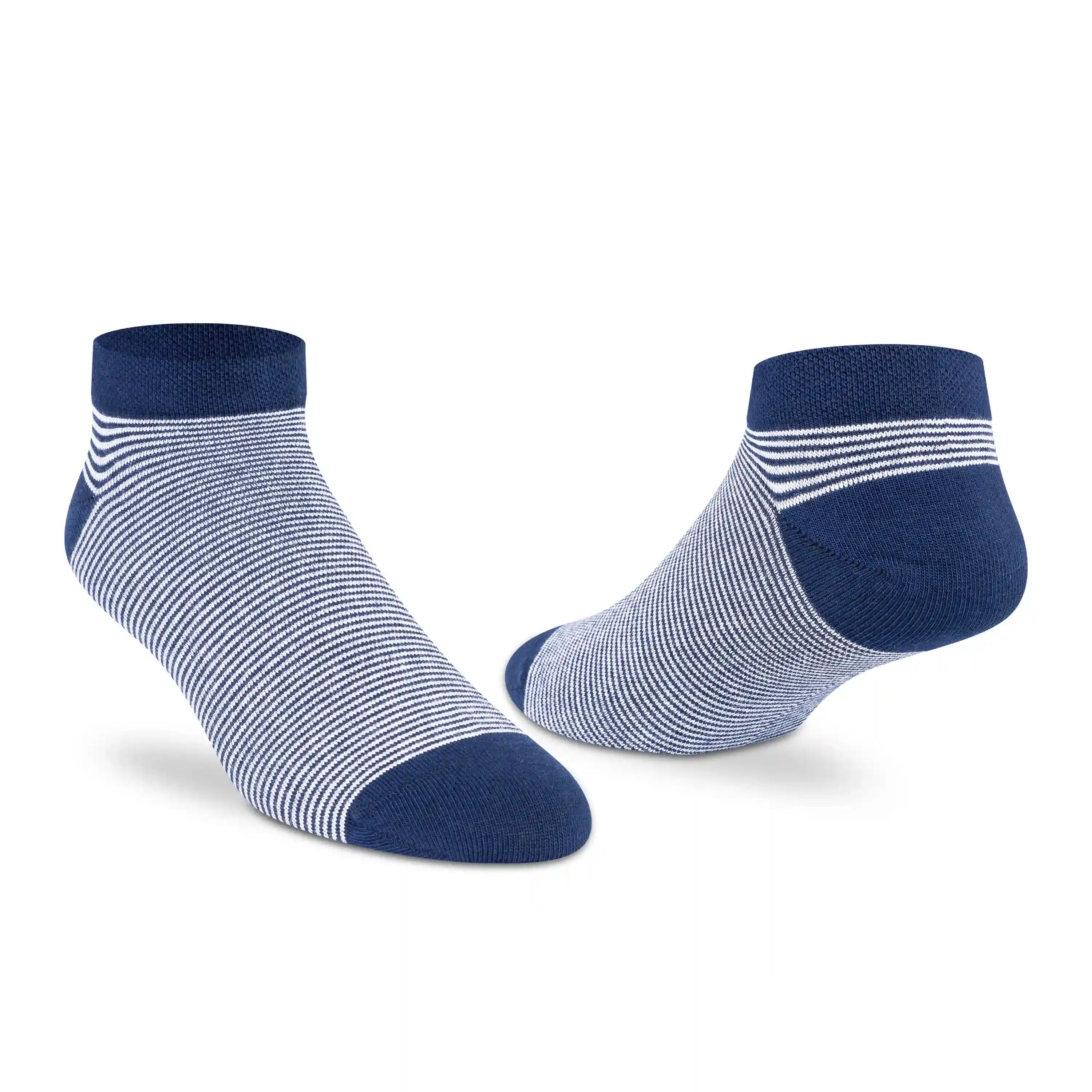 Supersox Plain Stripe Sneaker Socks - Men (Pack of 3)
