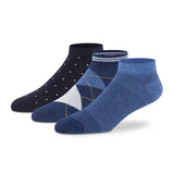 Supersox Mixed design Sneaker Socks - Men (Pack of 3)