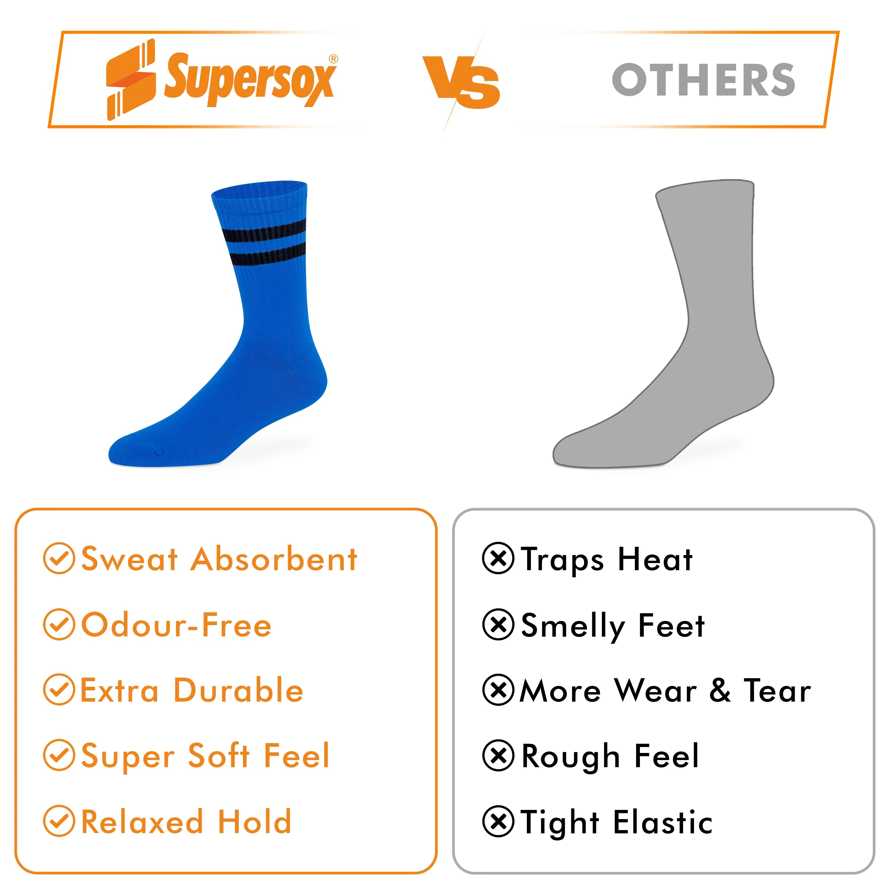 Bright Color Socks - Unisex (Pack of 2)