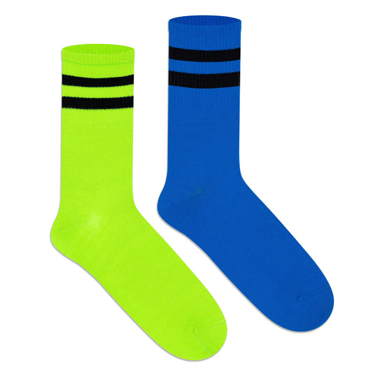 Supersox Bright Color Socks - Unisex (Pack of 2) 5000