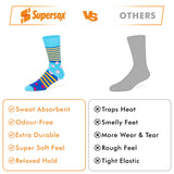 Funky Crew Socks - Unisex (Pack of 1)