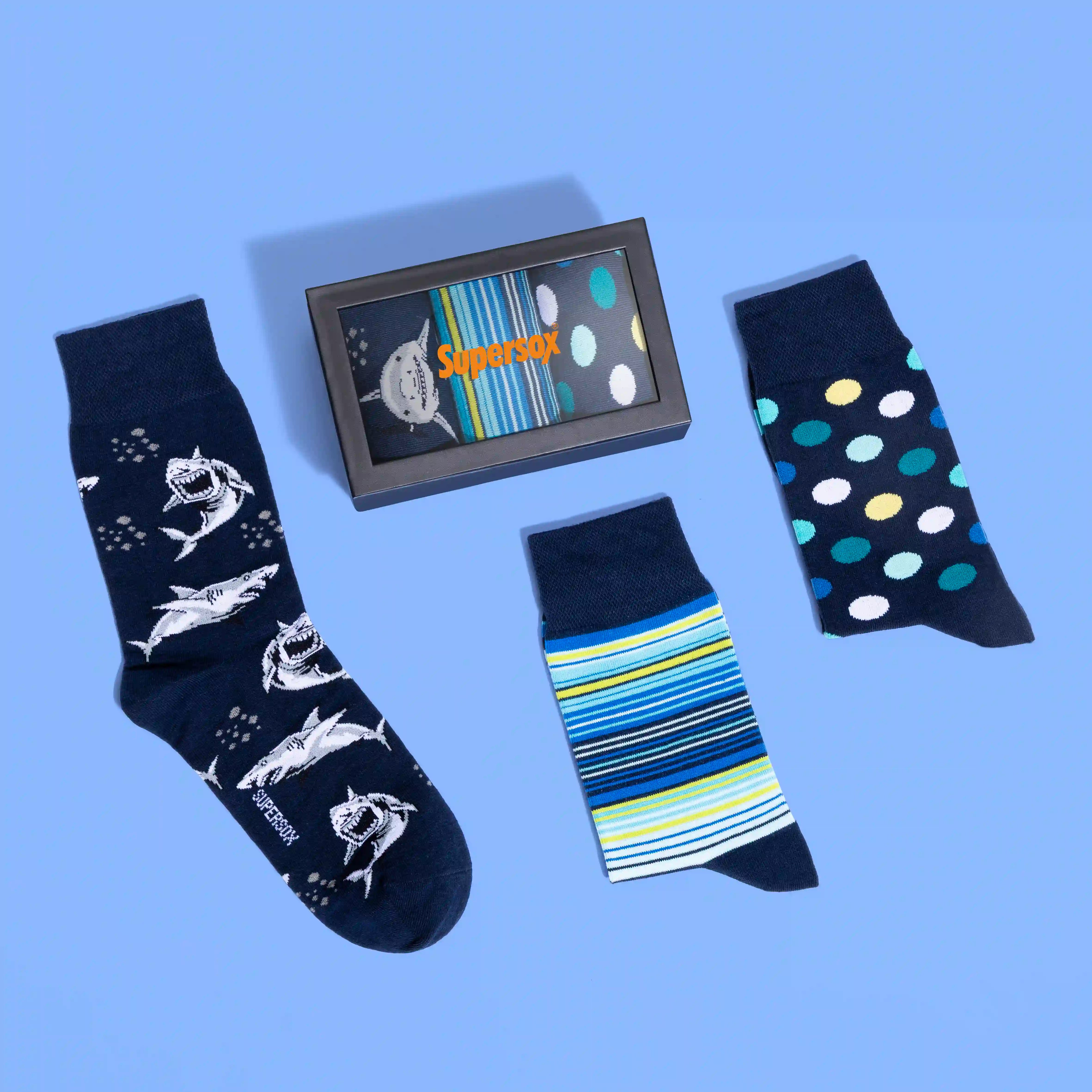 Funky Crew Socks - Unisex (Pack of 3)