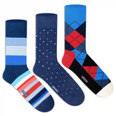 Funky Crew Socks (Unisex) - Pack of 3