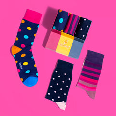 Supersox Funky Crew Socks - Unisex (Pack of 3)