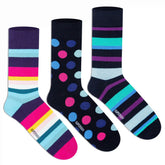 Funky Crew Socks (Unisex) - Pack of 3