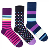 Funky Crew Socks (Unisex) - Pack of 3