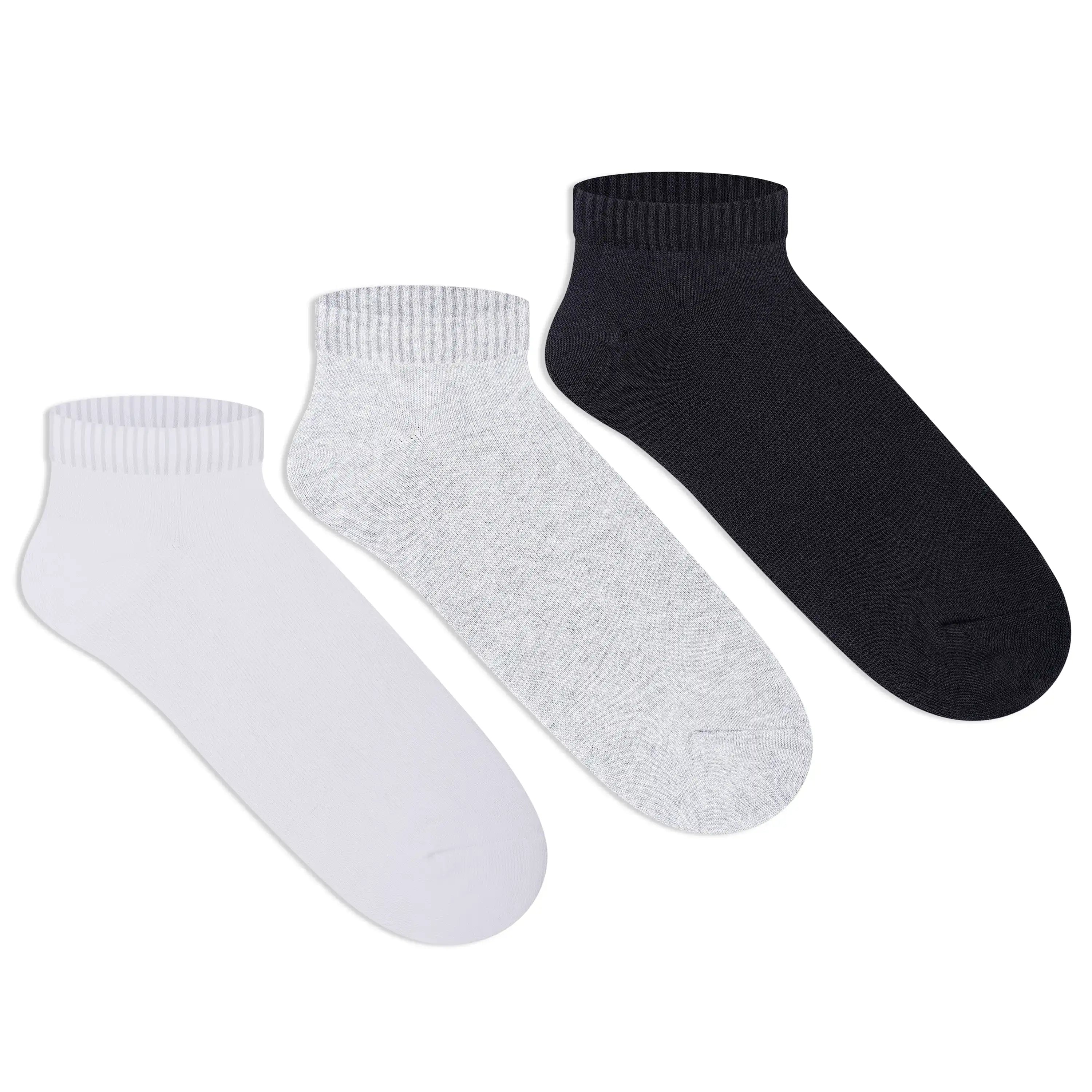 Black - White - Light Grey Melange