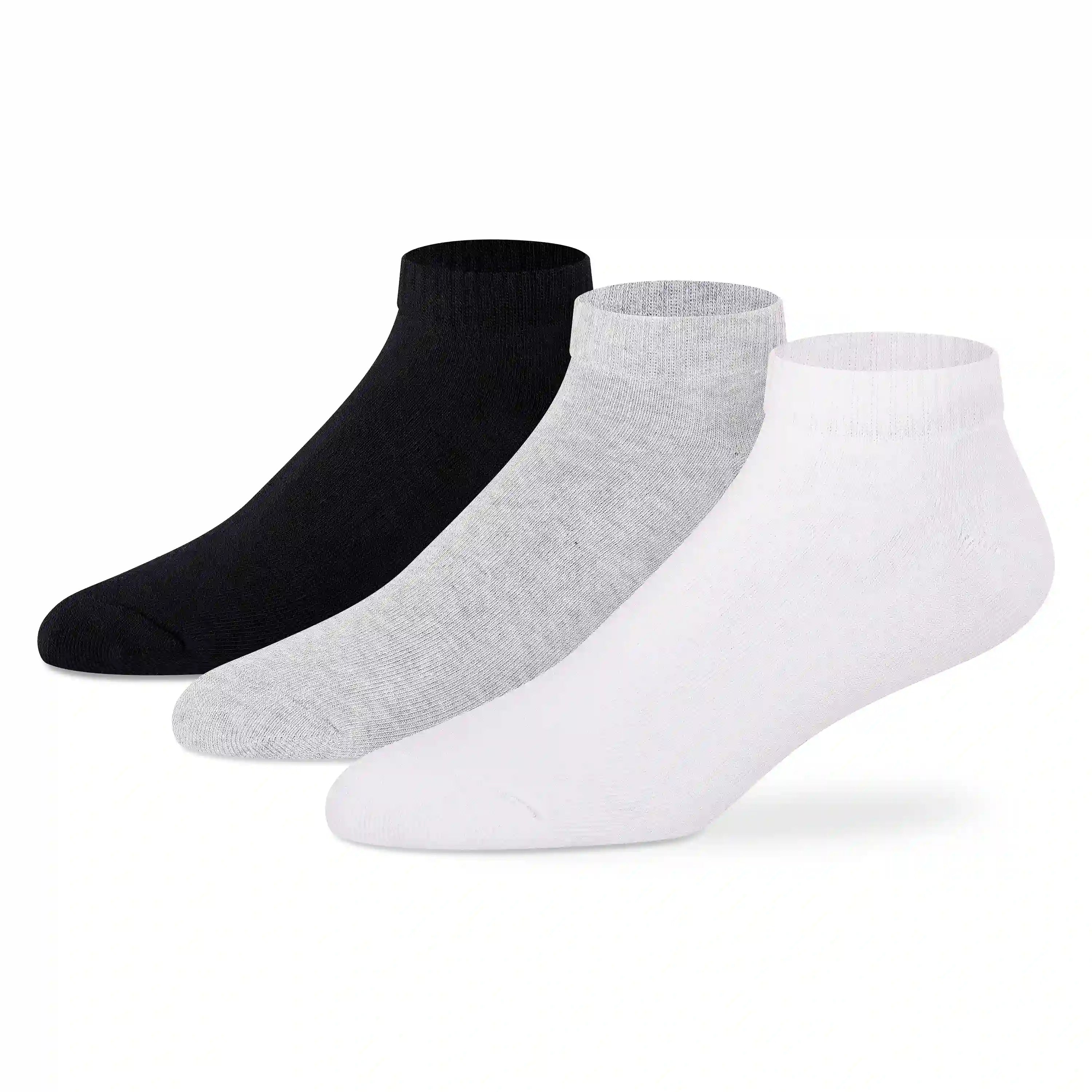 Black - White - Light Grey Melange