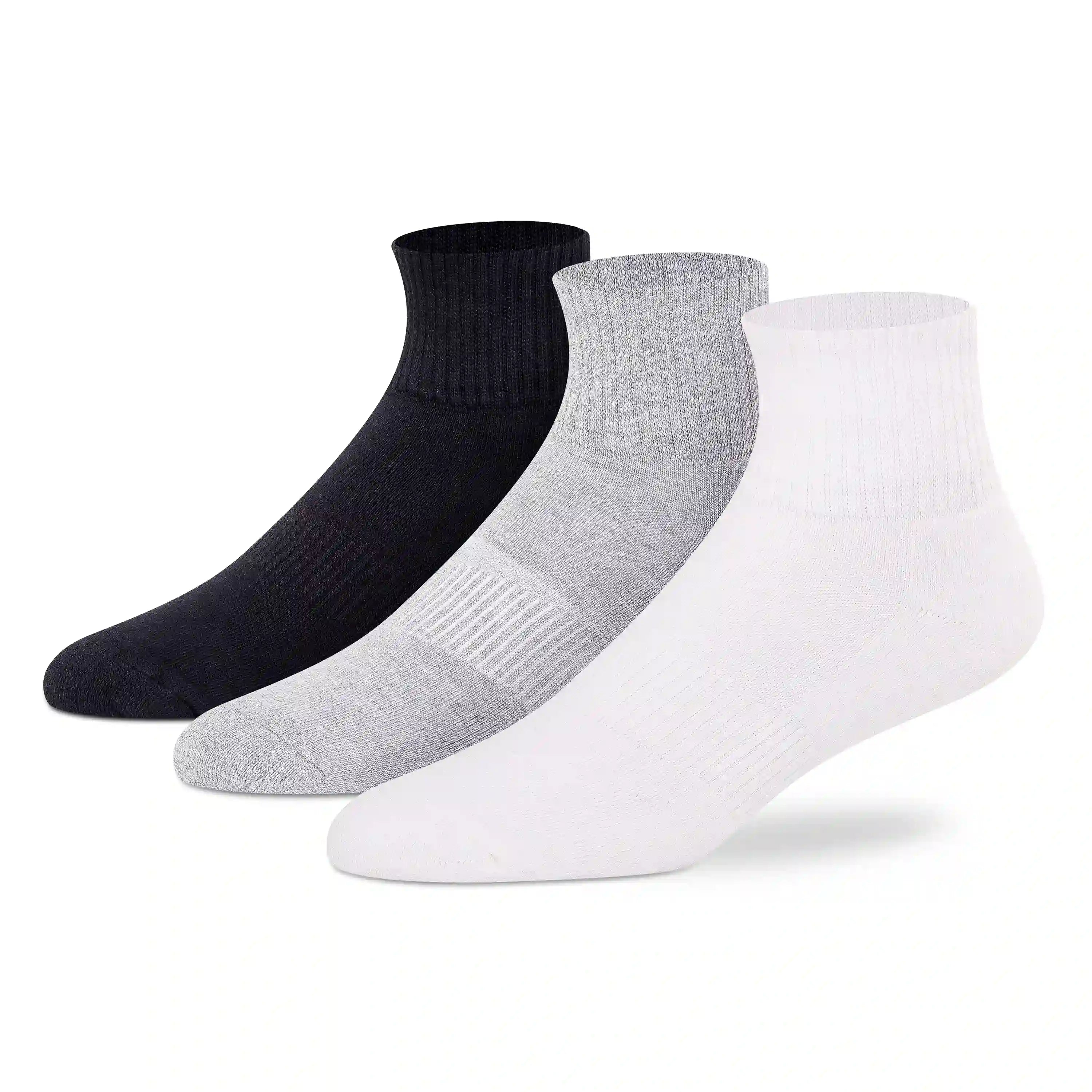 Black - White - Light Grey Melange