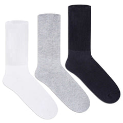 Black - White - Light Grey Melange