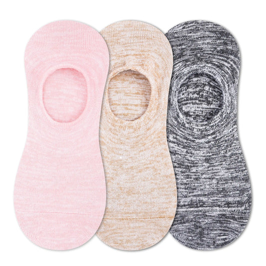 Basic No-Show Socks for Women (Pack of 3) 3000