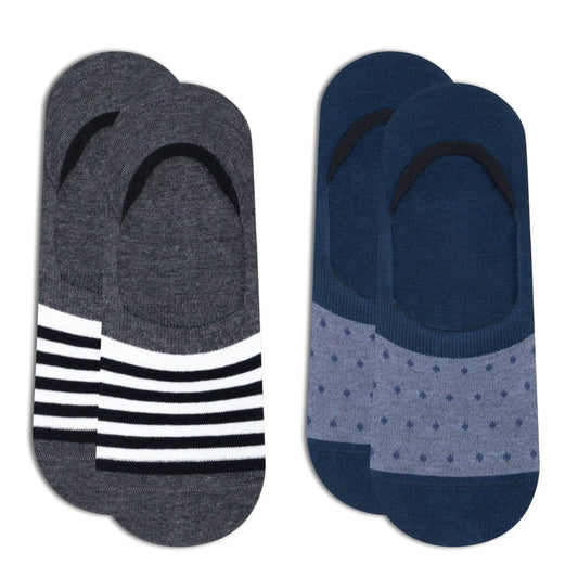 Supersox Casual No-Show Socks - Men (Pack of 2) 5000