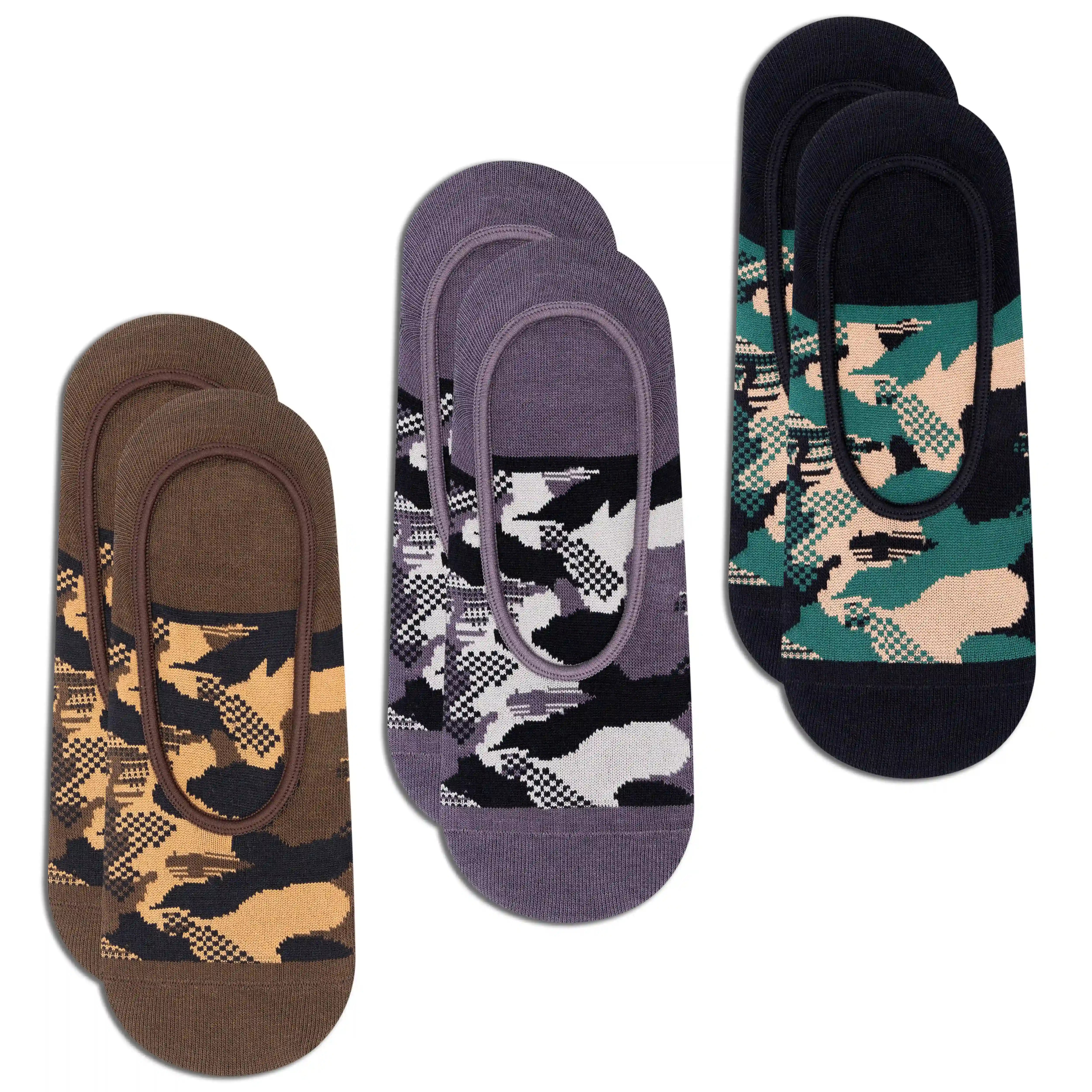 Supersox Casual No-Show Socks - Men (Pack of 3)