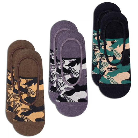 Supersox Casual No-Show Socks - Men (Pack of 3) 5000