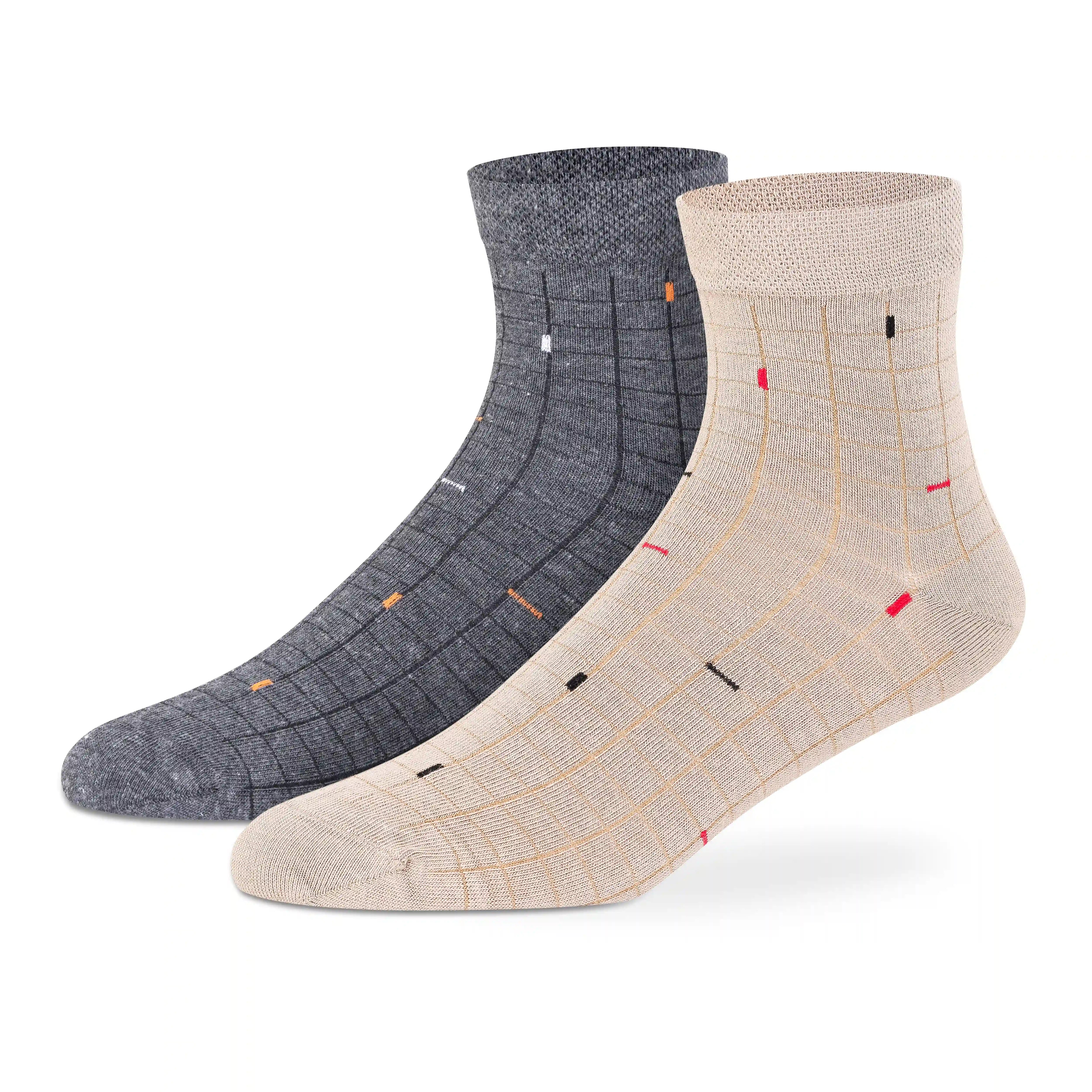 Casual Ankle Socks for Men (Pack of 2)