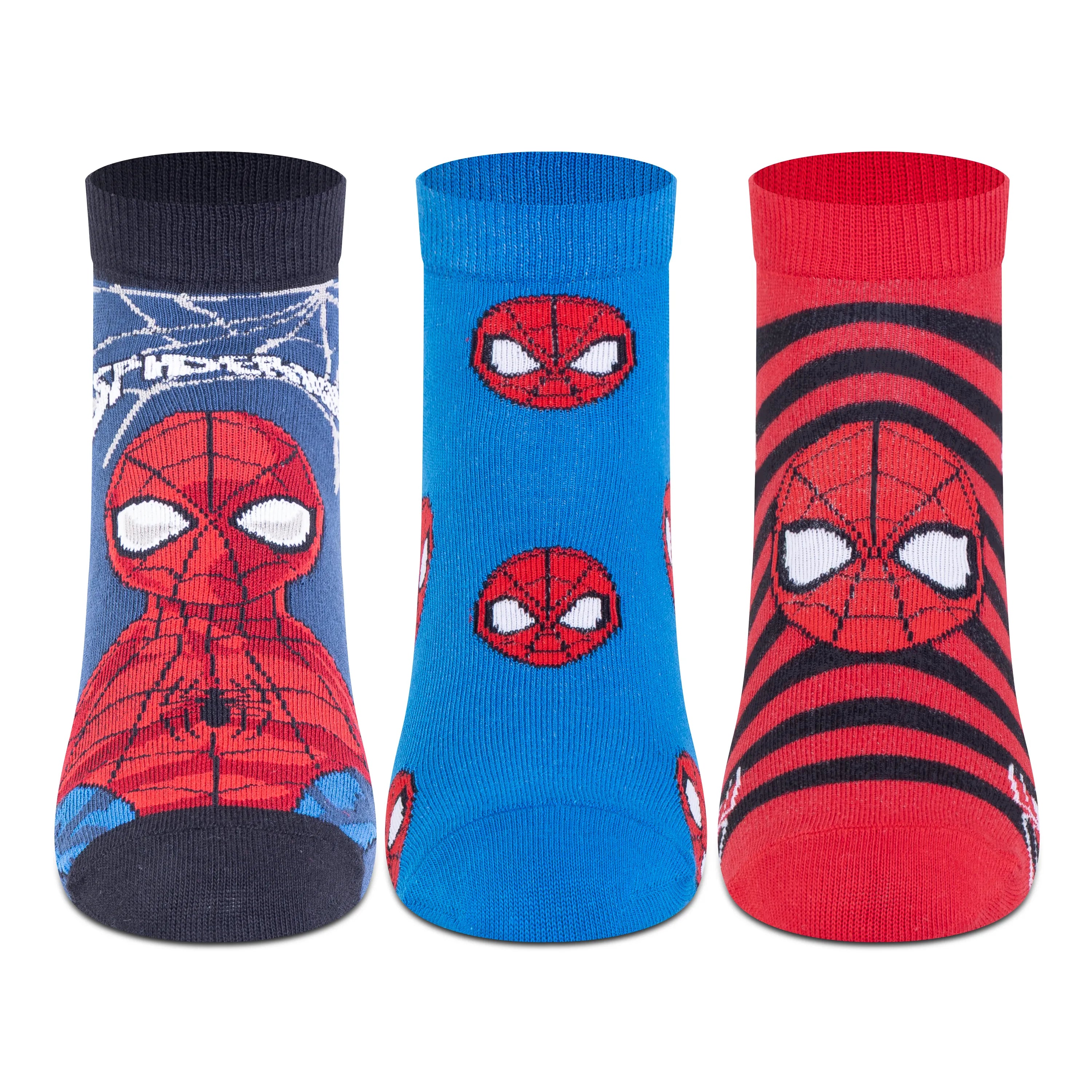 Marvel Spiderman Low-Cut Socks - Men (Pack of 3)